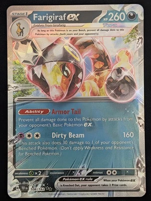Farigiraf ex - (108/162) SV05: Temporal Forces Pokemon NM - Image 1 of 2