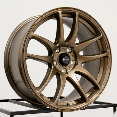 19x9.5 Vors TR4 5x114.3 35 Bronze Wheels Rims Set(4) 73.1 - Image 1 of 4