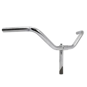 Manubrio MVTEK PARMA 22.2mm acciaio cromato argento senza leve - Foto 1 di 1