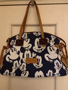 DOONEY & BOURKE Disney collaboration tote bag Black Mickey background JPN - Picture 1 of 13