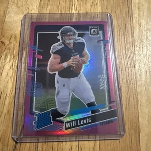 Panini Donruss 2023 - Clasificado Rookie Will Levis #397 vista previa óptica Pink Prizm (RC) - Imagen 1 de 2