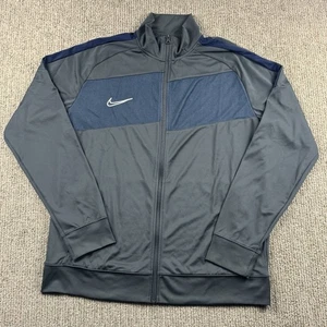Nike Herren XL Dri Fit Academy Pro Jacke Full Zip Track Warm Up Grau Blau - Bild 1 von 8