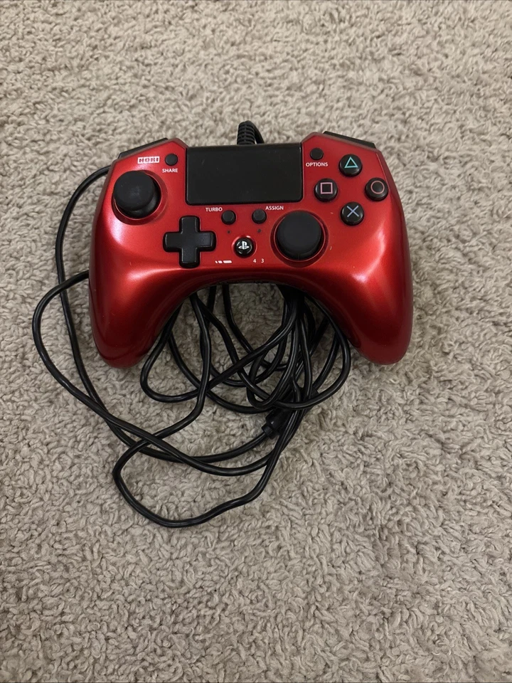 Controlador Horipad FPS Plus Rojo con Cable para PS4 y PS3 Probado Funcionando Usado Japón Foto 1 de 1