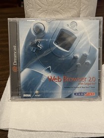 SEGA Dreamcast Web Browser 2.0 with SegaNet Brand New Factory Sealed Disc