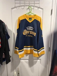 🏒 Corona Extra 🇲🇽 México 🍺 Cerveza 🥅 Hockey 🚨 Jersey Talla XL 🆕 - Imagen 1 de 7