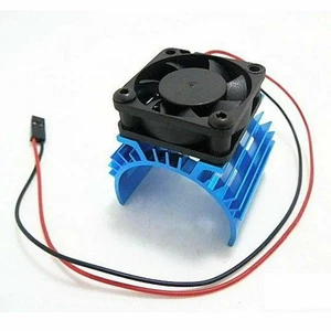Aluminum Heat sink with 5V Cooling Fan for RC 1/10 Car 540 550 3650 Size Motor - Picture 1 of 6