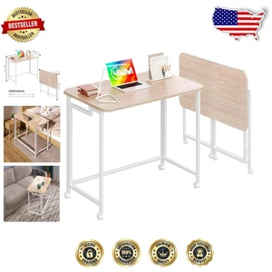 Escritorio plegable compacto móvil de 27,5"" con ruedas - perfecto para trabajar en cualquier lugar - Imagen 1 de 8