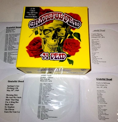 LIVE Grateful Dead 1971 - 21 CD бокс-сет буклет 7 всего шоу новом никогда не играл - Изображение 1 из 4