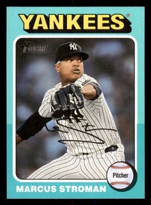 2024 Topps Heritage Aqua Border #556 Marcus Stroman New York Yankees - Picture 1 of 2