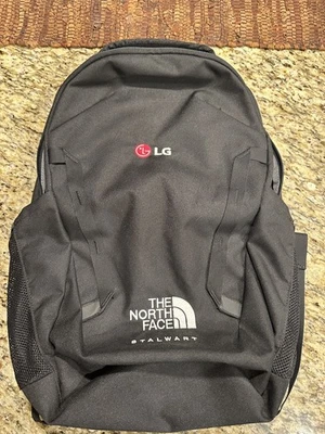 The North Face Stalwart Laptop Backpack Black Company Logo LG - Image 1 of 4