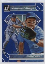2023 Panini Donruss Diamond Kings Holo Blue George Brett #5 HOF