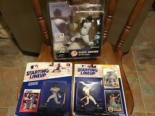 3 Baseball Action figures Reggie Jackson Kirby Puckett Kevin Mitchell