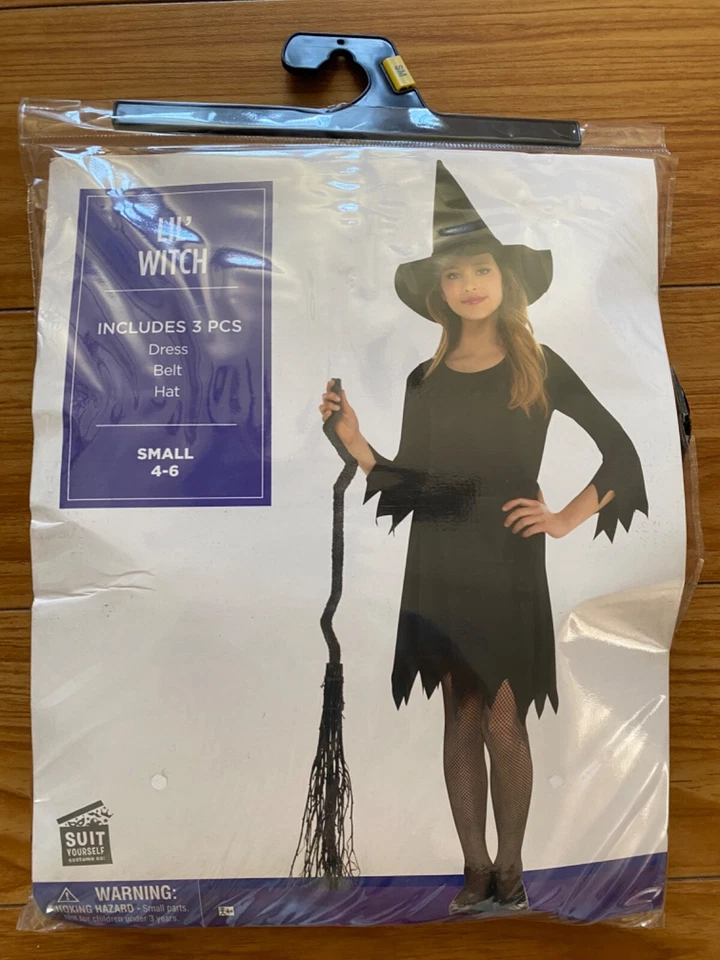 disfraz bruja niña talla S Foto 1 de 1