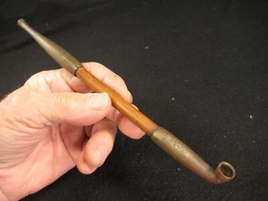 PÁTINA ENVEJECIDA KISERU BRONCE FIRMADA ERA MEIJI ANTIGUA JAPONESA 150 AÑOS - Imagen 1 de 24