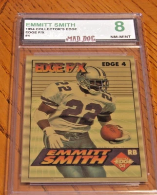 EMMITT SMITH Insert***1994 Collector's EDGE--FX***Mint 8***COWBOYS**Mad DOG — 第 1/2 张图片
