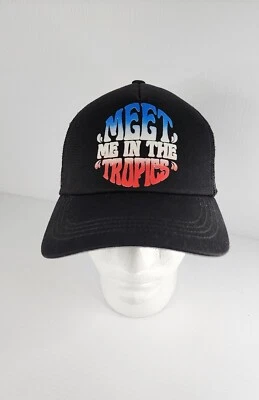 BillaBong Americana Amiga Meet Me in the Tropics Trucker SNAPBACK Black Island  Foto 1 de 4