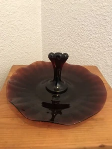 Ruby Red Vintage Tidbit/Candy Dish - Picture 1 of 7