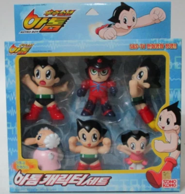2003 TAKARA ASTRO BOY MIGHTY ATOM Character 6-figures set New - Image 1 of 4