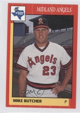 1990 Grand Slam Midland Angels Mike Butcher #15