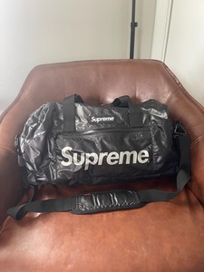 Supreme Black Duffle Bags for Men for 