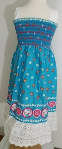 Vestito estivo bambina Hello Kitty fatto a mano senza maniche tema cinturino regolabile C2 - Foto 1 di 11