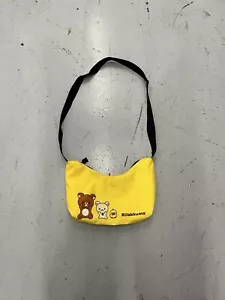 Rilakkuma Sanrio Mcdonalds Sling Crossbody Zipper Bag Pack Yellow - Picture 1 of 7