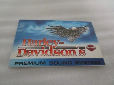 Harley-Davidson Premium Sound System 1989 manual 99464-89 Foto 1 de 4