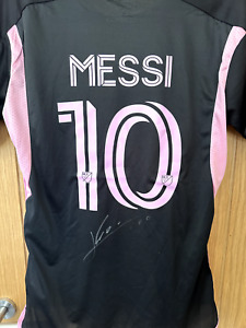 Lionel Messi Hand Signed Inter away Home Shirt With Coa