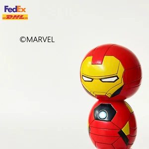 USABURO KOKESHI MARVEL Ironman Doll 3inch Japan traditional crafts - Picture 1 of 4
