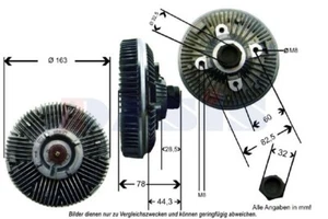 Enganche ventilador para Case IH/IHC MX 90C 100C, C 70 80 90, CX 90 100 - Imagen 1 de 1