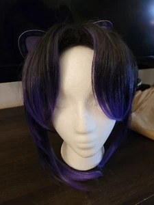 Anime kemetsu no yaiba Cosplay Wig highlights Hair wig,Shinobu Kocho 蝴蝶忍 - Picture 1 of 2