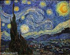 Vincent Van Gogh Starry Night  Giclee Fine Art Canvas Print