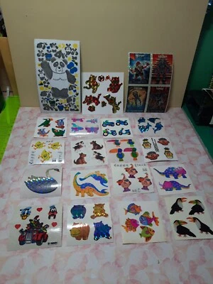 19x Stickeralbum Bogen 90er Sticker Vintage Goldrand Disney Sandylion Sammlung - Bild 1 von 4