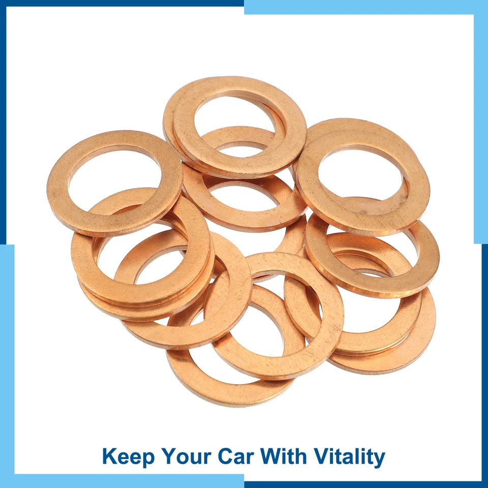 Paquete (15) Juntas de tapón de drenaje de aceite para Mercedes-Benz SL 550 07-12 Nº007603014106 Foto 1 de 4