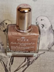 NUXE Huile Prodigieuse Or (Golden Shimmer/Gold) Oil Mini 10ml NEW - FREE POST - Picture 1 of 2