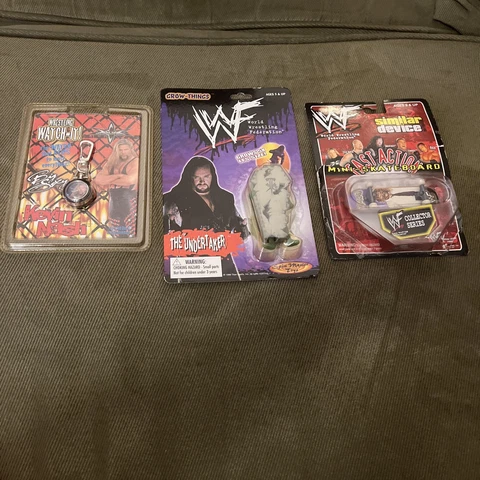 vintage 1999 Watch It! wrestling WCW Kevin Nash,Undertaker Grow Things, Mankind Cover
