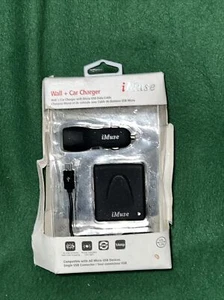 GRABIT MICRO USB 3 in 1 PREMIUM TRAVEL CHARGER USA SELLER  - Picture 1 of 2