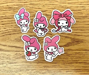 Lindas pegatinas My Melody monopatín guitarra equipaje calcomanía Hello Kitty and Friends - Imagen 1 de 7