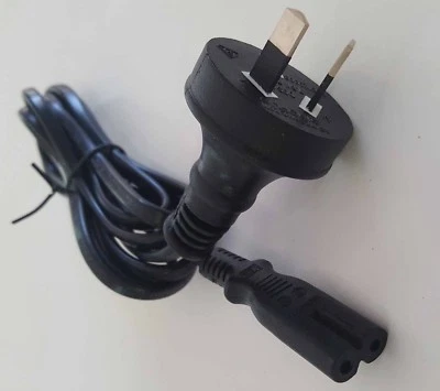 Sewing machine Power Cord  2 Pin plug Bernina Brother Janome Elna Singer Pfaff - Image 1 of 2