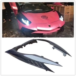 Real Carbon Fiber Front Bumper Side Fender For Lamborghini Aventador LP700 LP720 - Picture 1 of 12