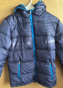 YOUTH FADED GLORY DARK BLUE PUFFER COAT XL BOYS - Picture 1 of 2