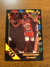 RICHARD DUMAS 1991-92 Wild Card NCAA 20 Stripe Parallel #39 Oklahoma State