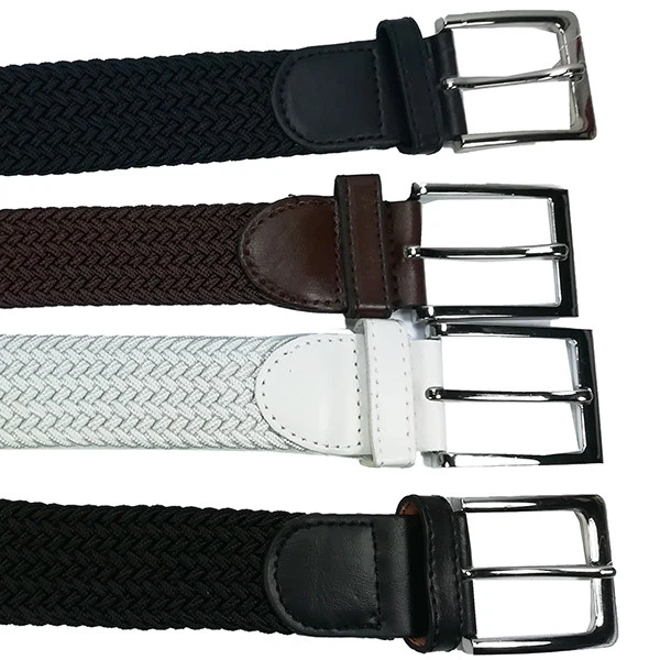 Cinta Cintura Uomo Donna Elastica Intrecciata taglia unica Casual 678 - Immagine 1 di 1