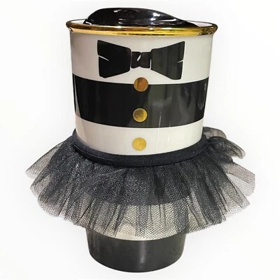 Starbucks 2013 vaso de cerámica Alice & Olivia pajarita esmoquin con tutú extraíble Foto 1 de 4