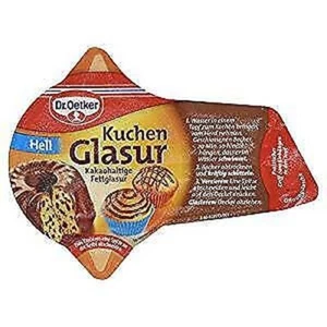 Dr.Oetker Gâteau Glaçure Hell Dans Tasse Kakaohaltige Fettglasur - Bild 1 von 1