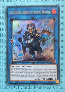 Tri-Brigade Bearbrumm der zügellose Wütende MP22-DE085 Ultra Yu-Gi-Oh Karte 1. - Bild 1 von 3
