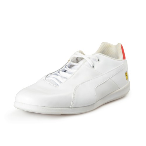 Scarpe da ginnastica Puma X Scuderia Ferrari bianche in pelle atletica US 8 UK 7 EU 40 5