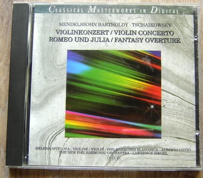 CD Mendelssohn Bartholdy - Tschaikowsky Violinkonzert - Romeo und Julia / 1990 - Bild 1 von 2