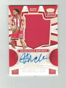 SHAQUIELLE McKISSIC 2023-24 Crown Royale Euroleague JERSEY AUTO Silhouettes #/49 - Picture 1 of 2