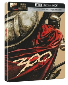 300 4K/Blu-ray/Digital WALMART Exclusive Steelbook NEW - Picture 1 of 3
